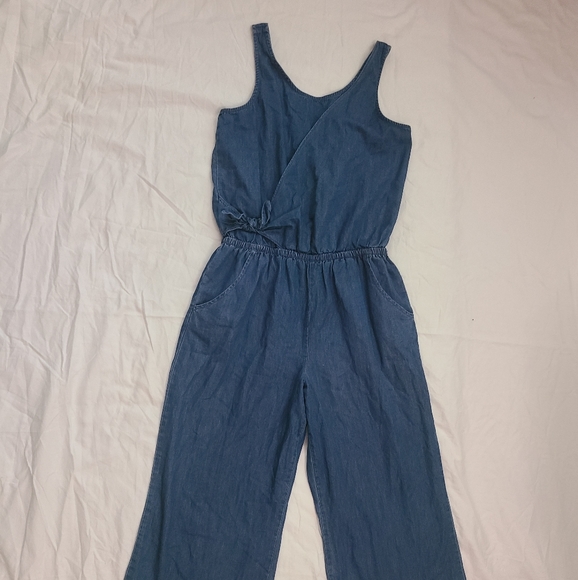 Cat&Jack Girls XL Jean Romper - Picture 1 of 6